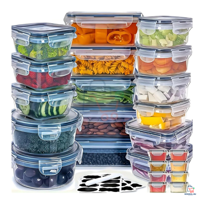 24 Pcs - Plastic Containers