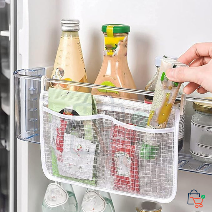 Fridge Storage Door Mesh Bag