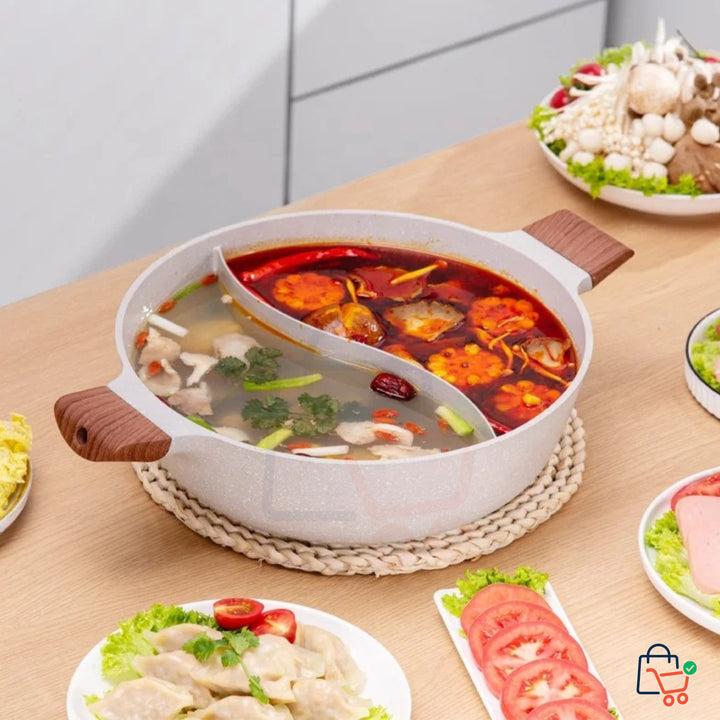 Double-flavor Hot Pot with Divider