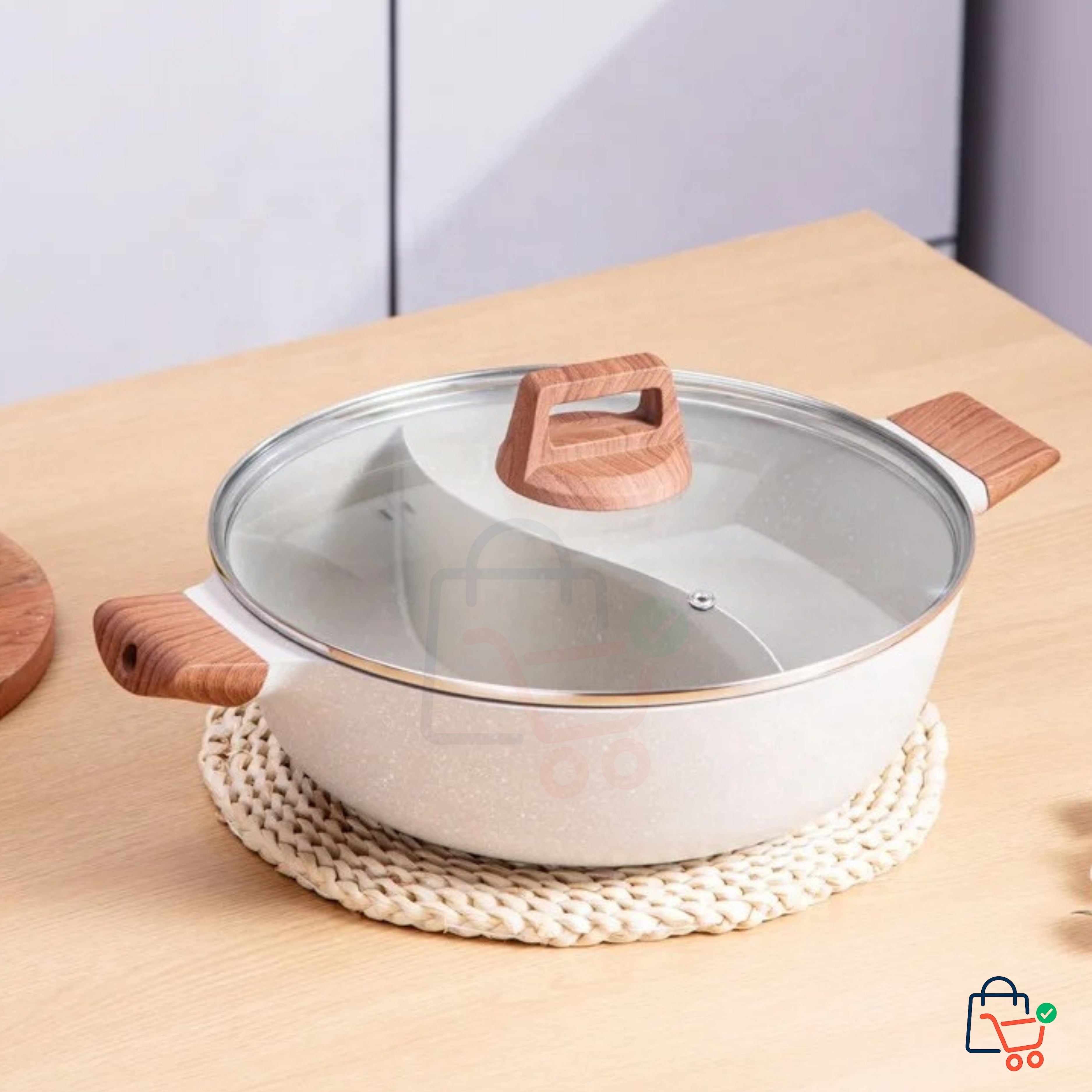 Double-flavor Hot Pot with Divider