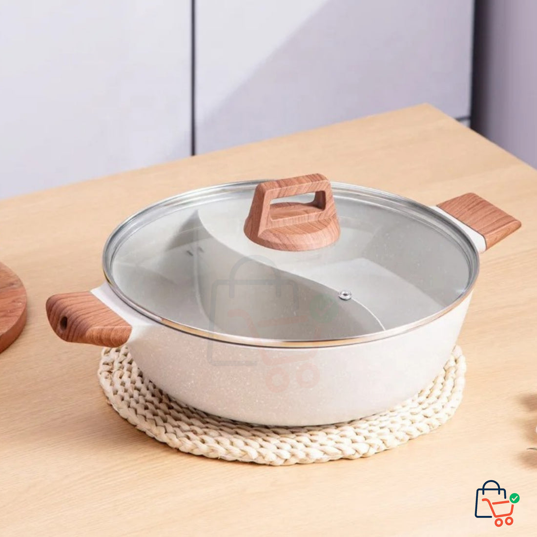 Double-flavor Hot Pot with Divider