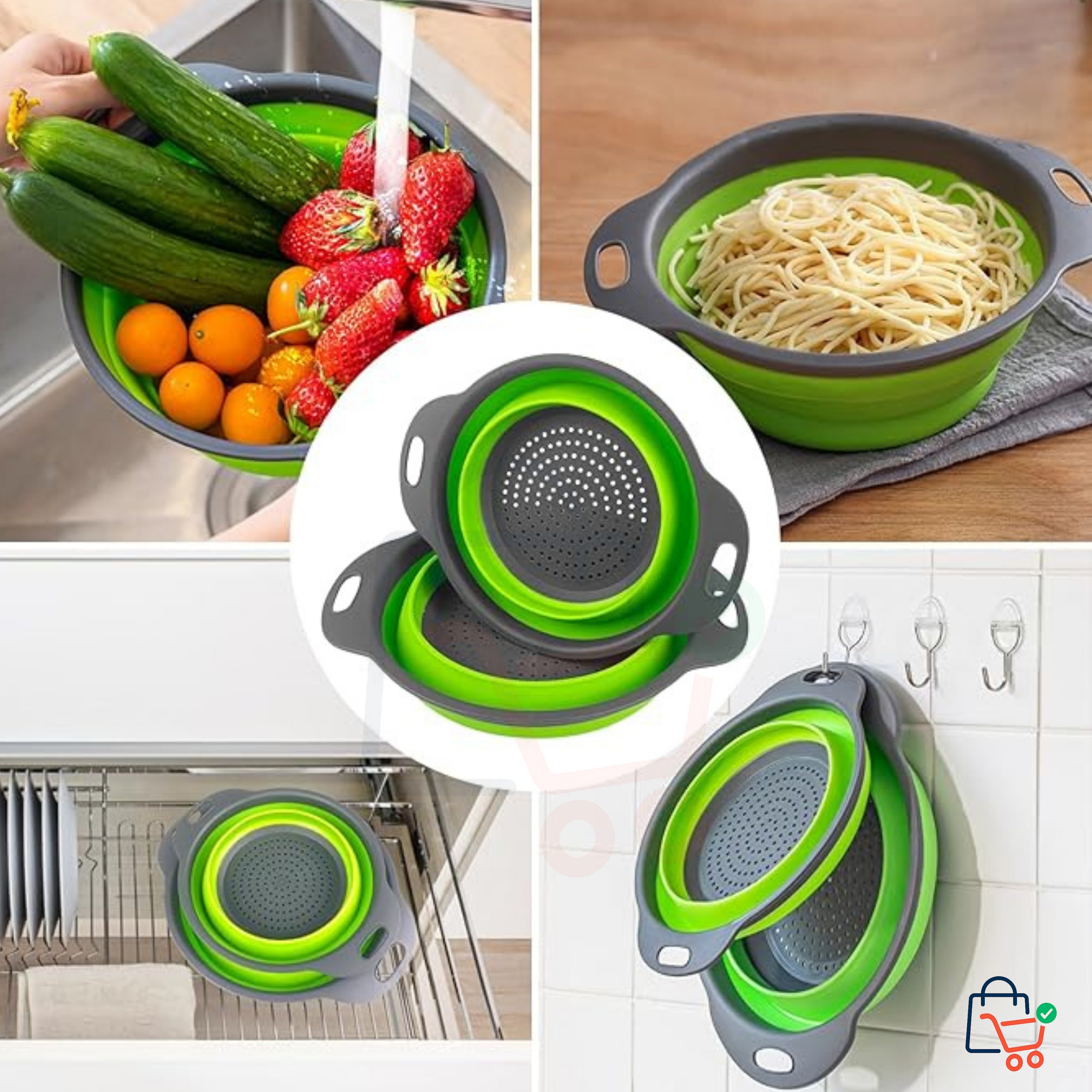 Silicon Foldable Colander