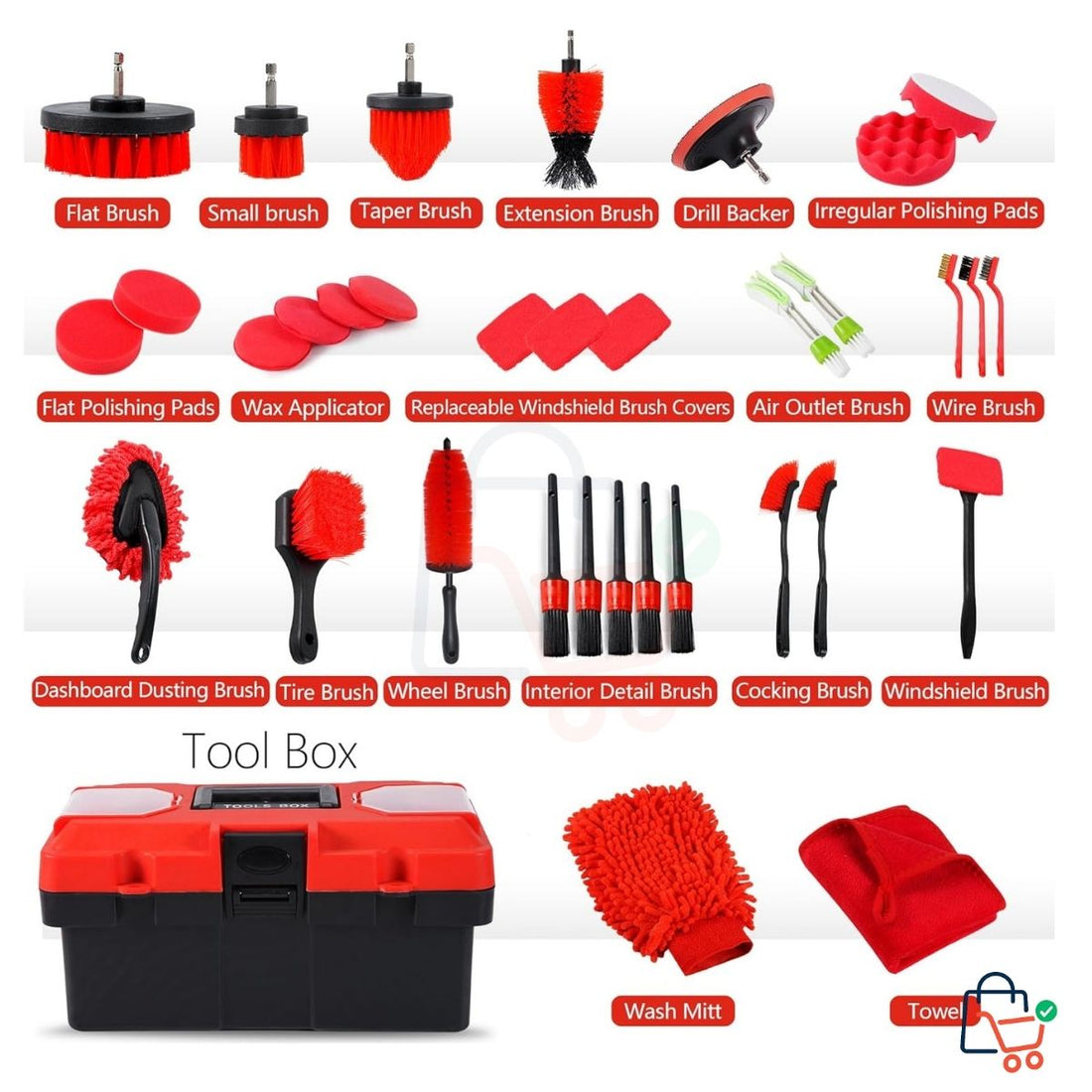 35 in 1 - Car Cleaning Kit