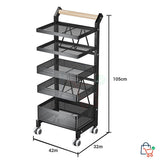 5-Tier Adjustable Metal Rack