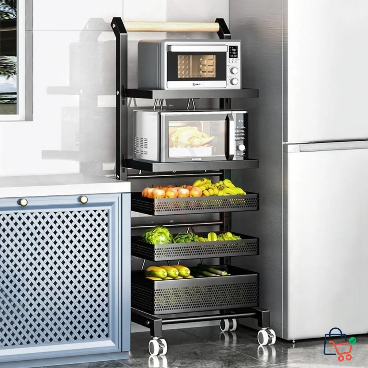 5-Tier Adjustable Metal Rack