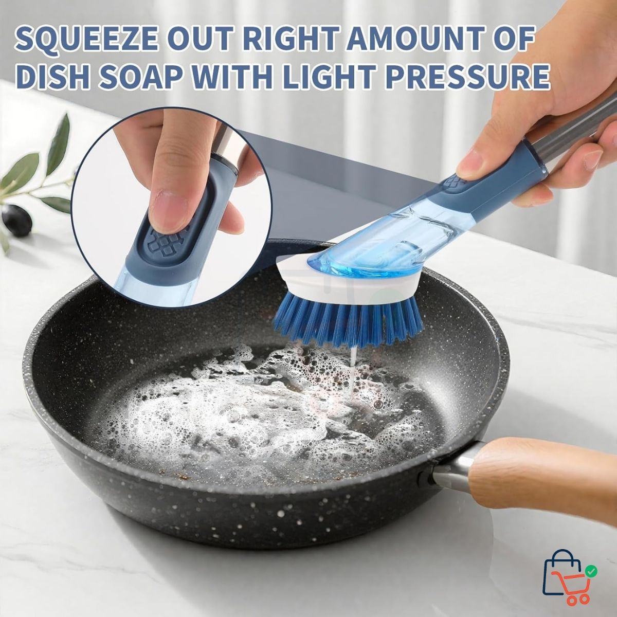 4 Pcs - Kitchen Cleaning Brush Set