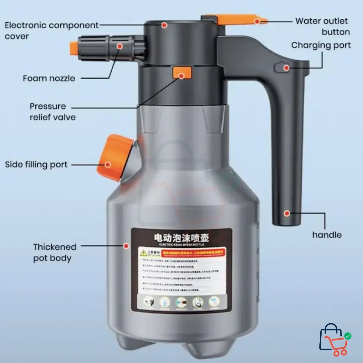 2L - Electric Foam Sprayer