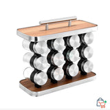 12 Pcs - Spice Jar Rack