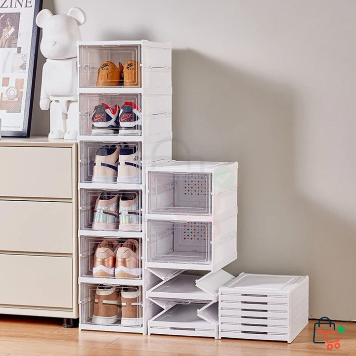 Foldable Shoe Cabinet (6 Pairs)