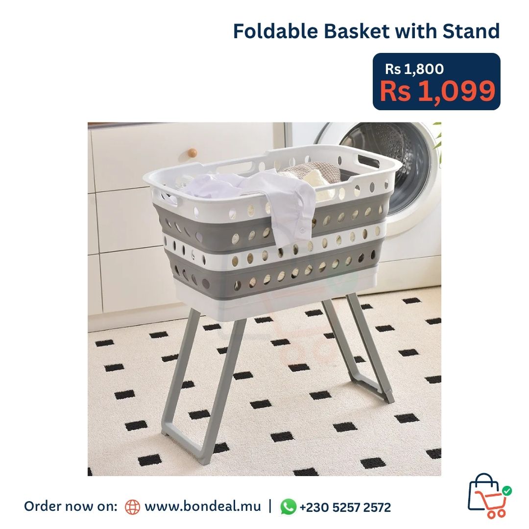 Foldable Basket with Stand
