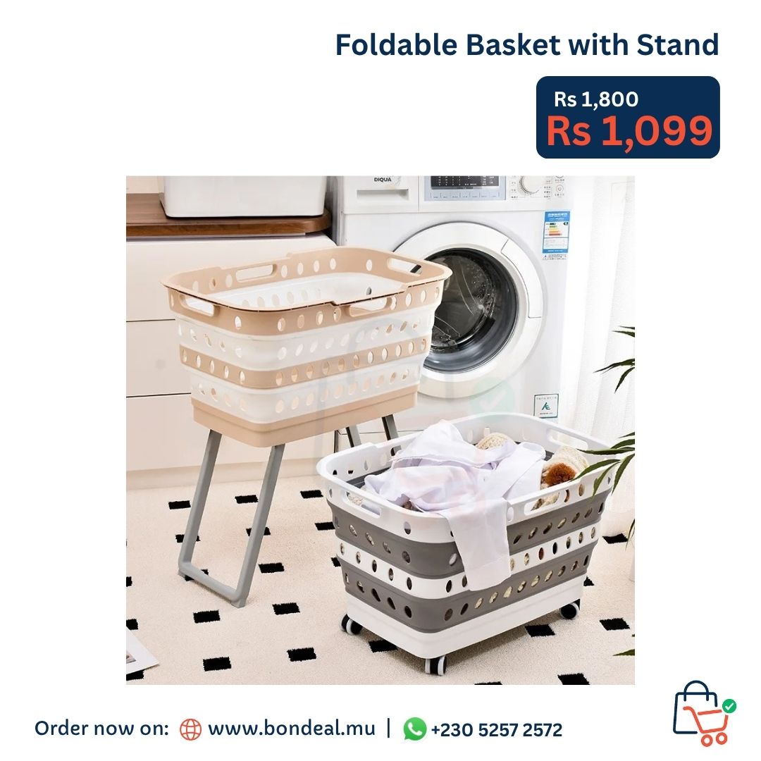 Foldable Basket with Stand