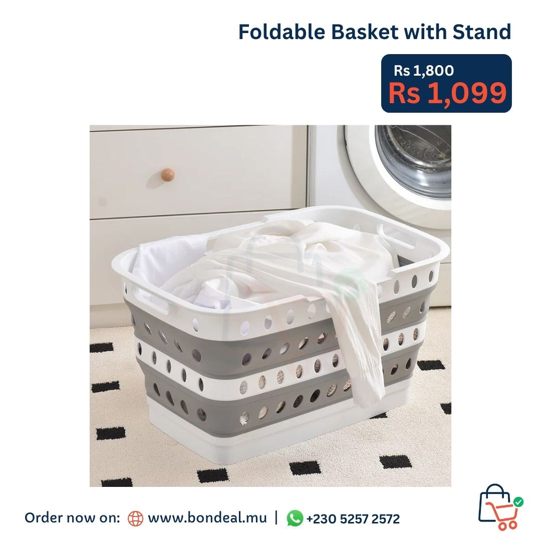 Foldable Basket with Stand