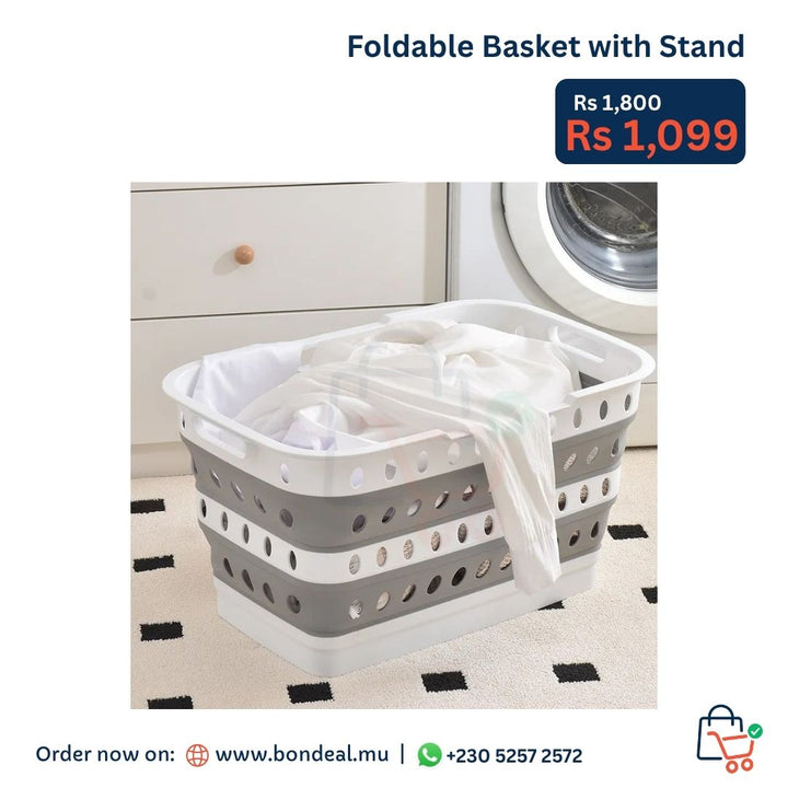 Foldable Basket with Stand