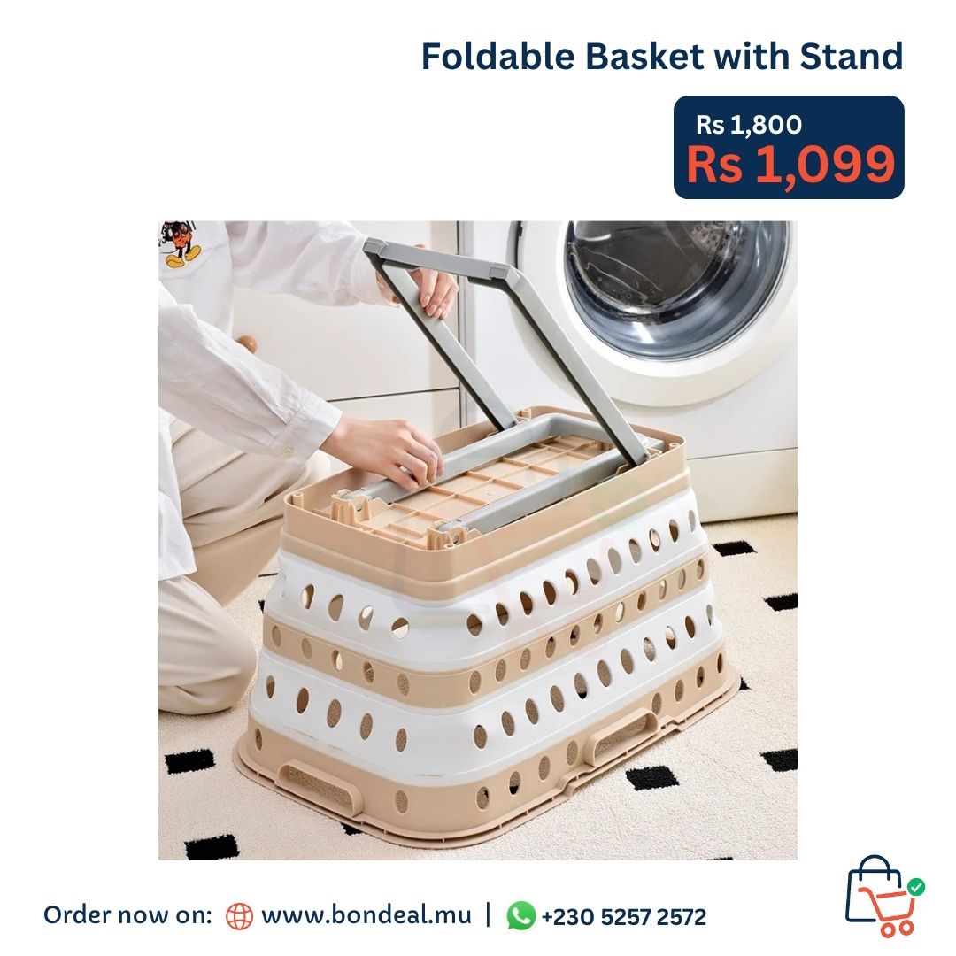 Foldable Basket with Stand