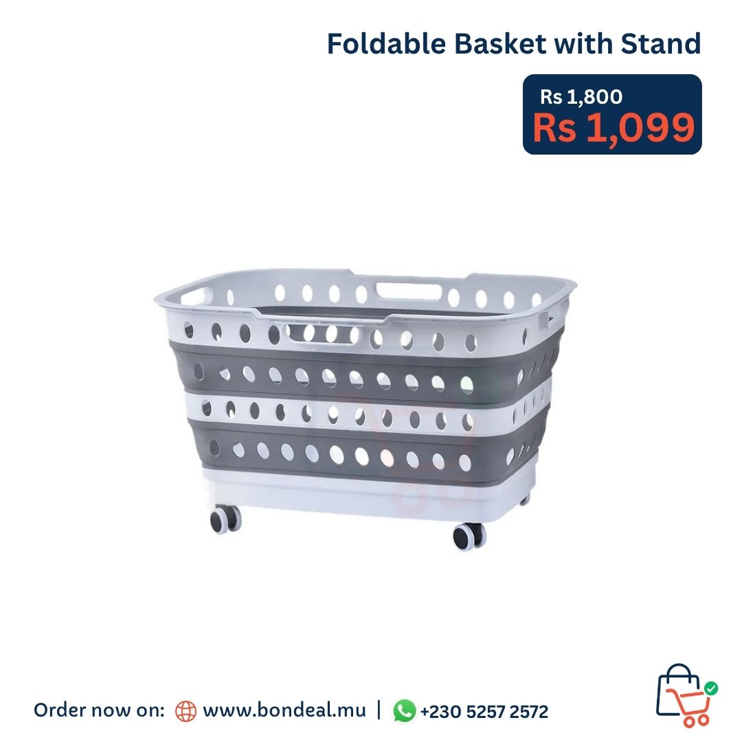 Foldable Basket with Stand
