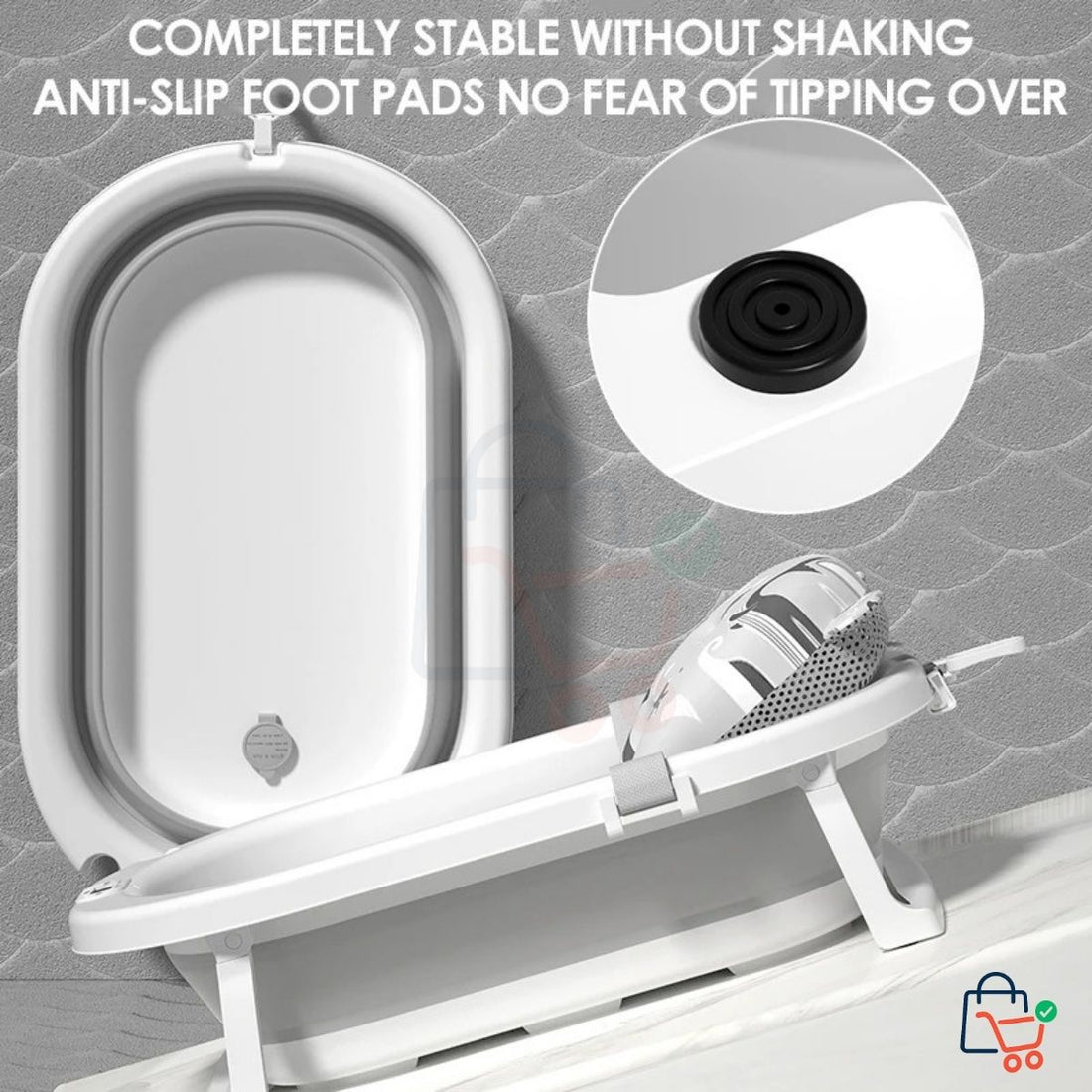 Foldable Baby Bath with Temperature