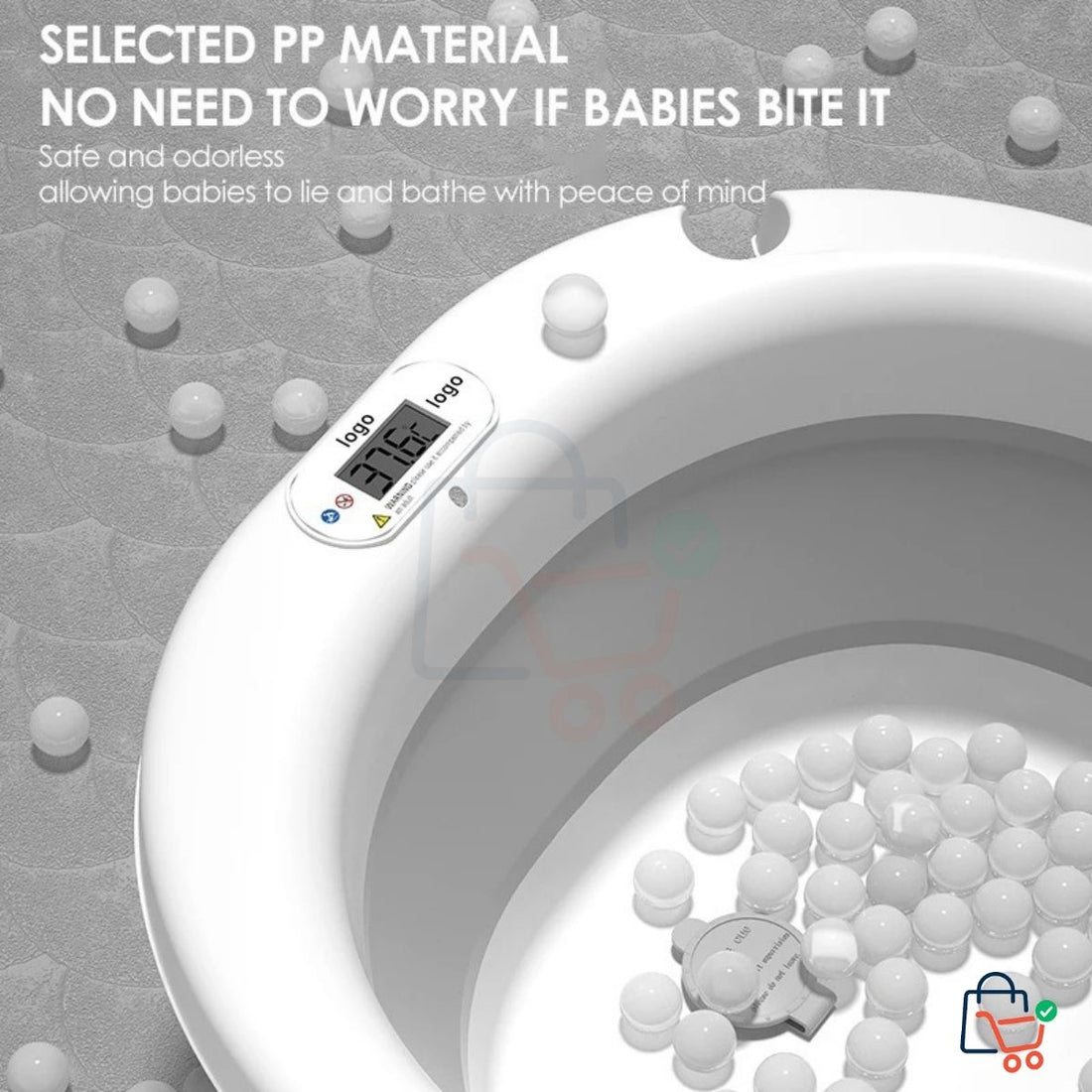 Foldable Baby Bath with Temperature