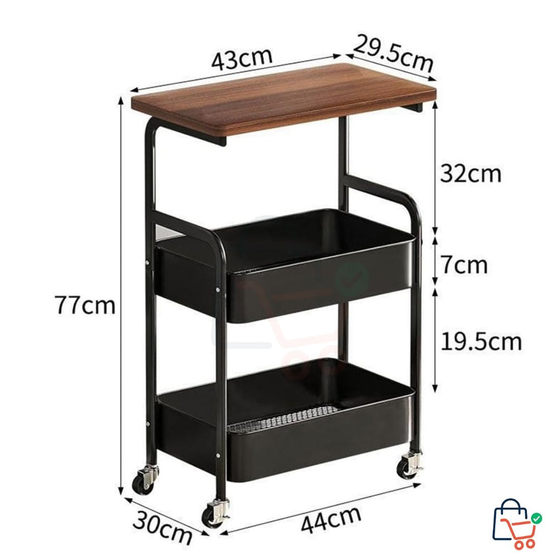 Movable Storage Cart