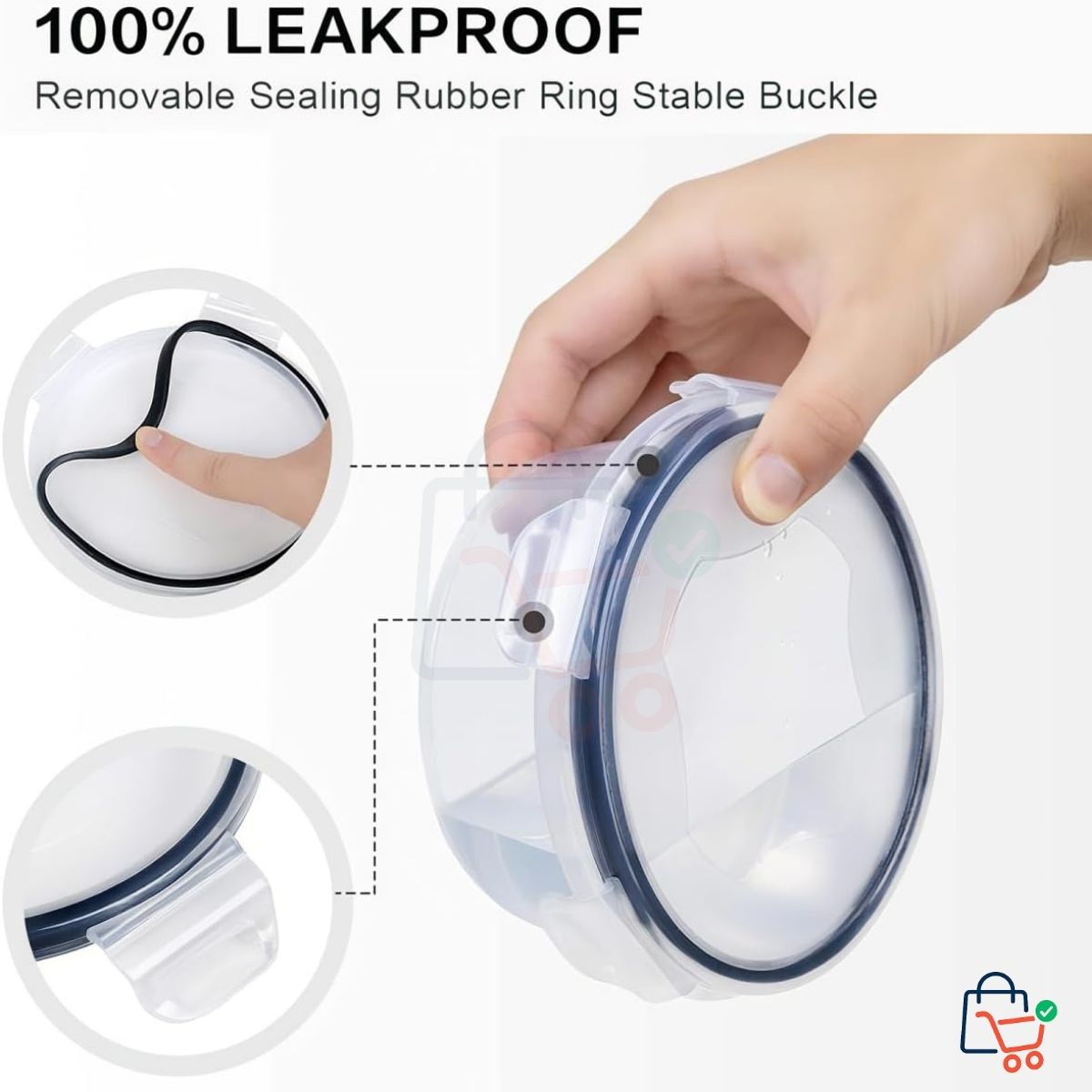 24 Pcs - Plastic Containers