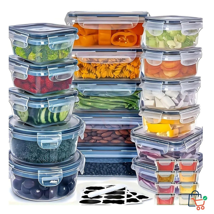 24 Pcs - Plastic Containers