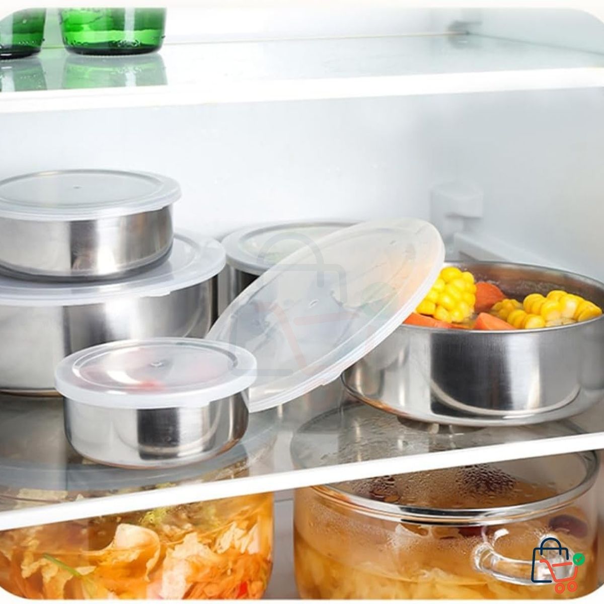 5 Pcs - Stainless Steel Container