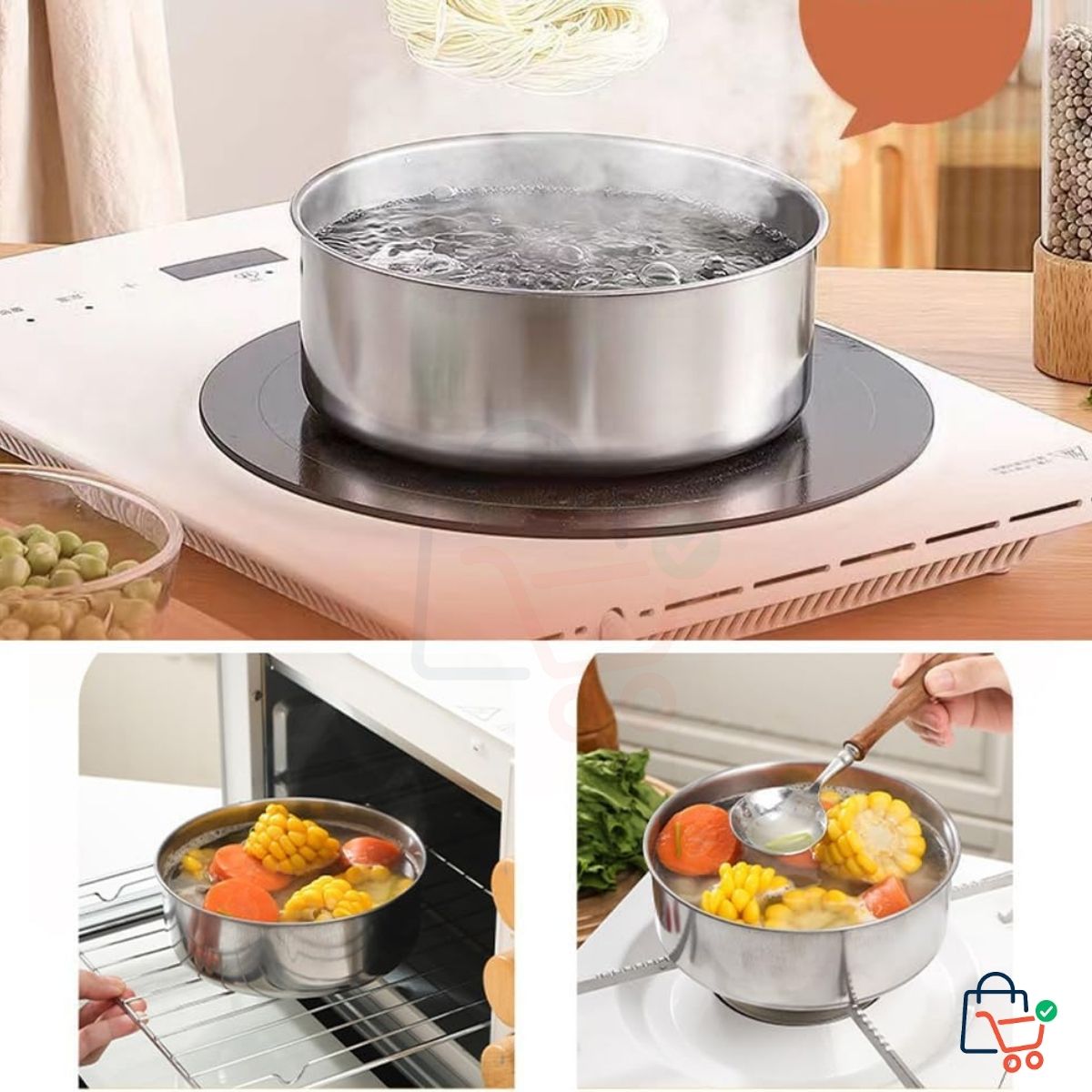 5 Pcs - Stainless Steel Container