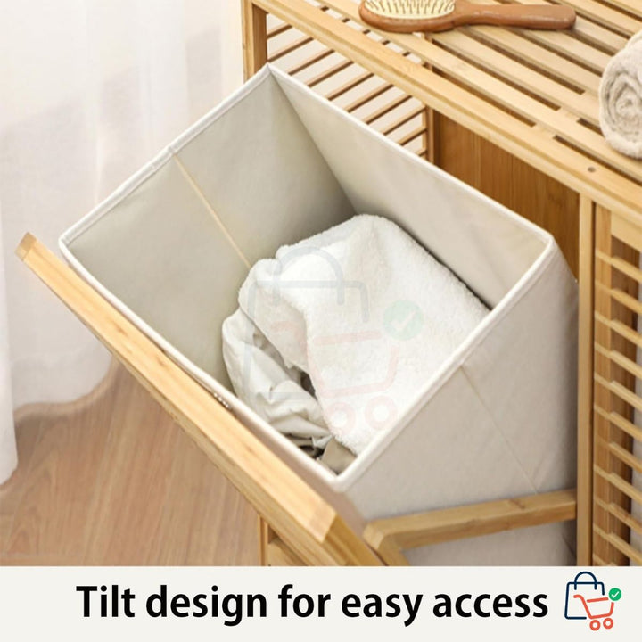 Large Bamboo Basket Drawer