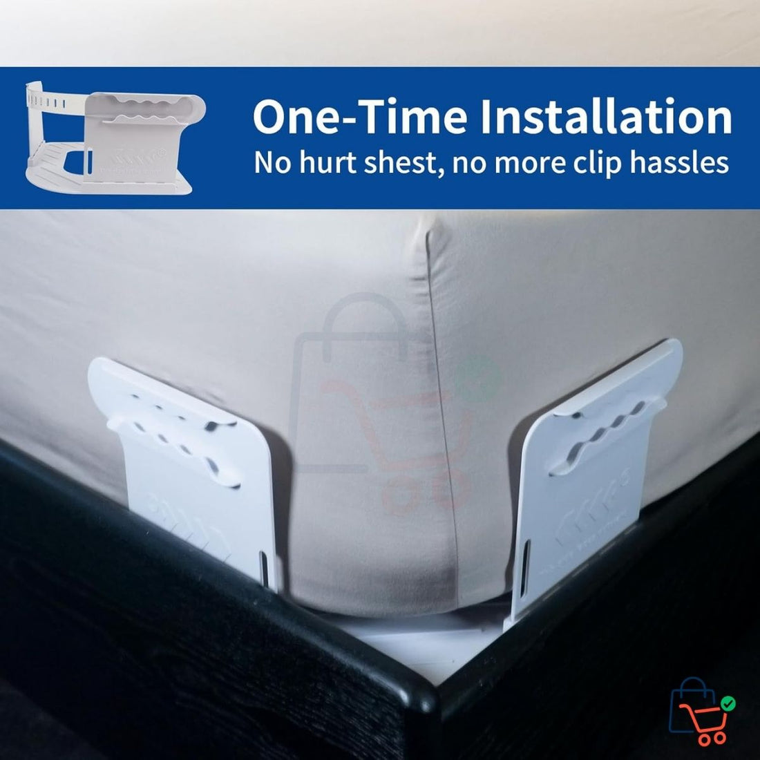 2 Set - Bed Sheet Corner Lock