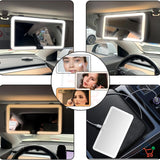 Car Visor Mirror with LED