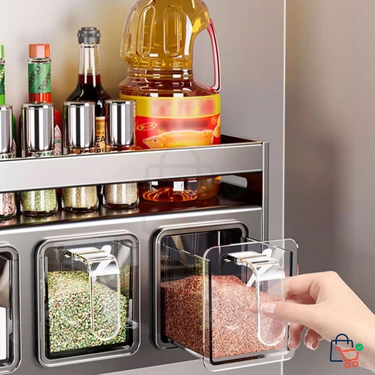 5 in 1 - Kitchen Spice Rack