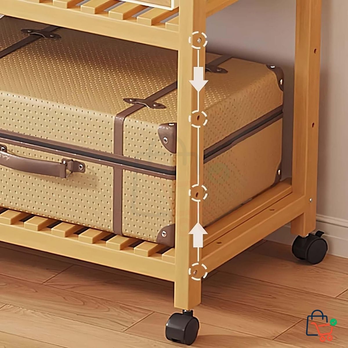 3-Layer Bamboo Clothes Hanger