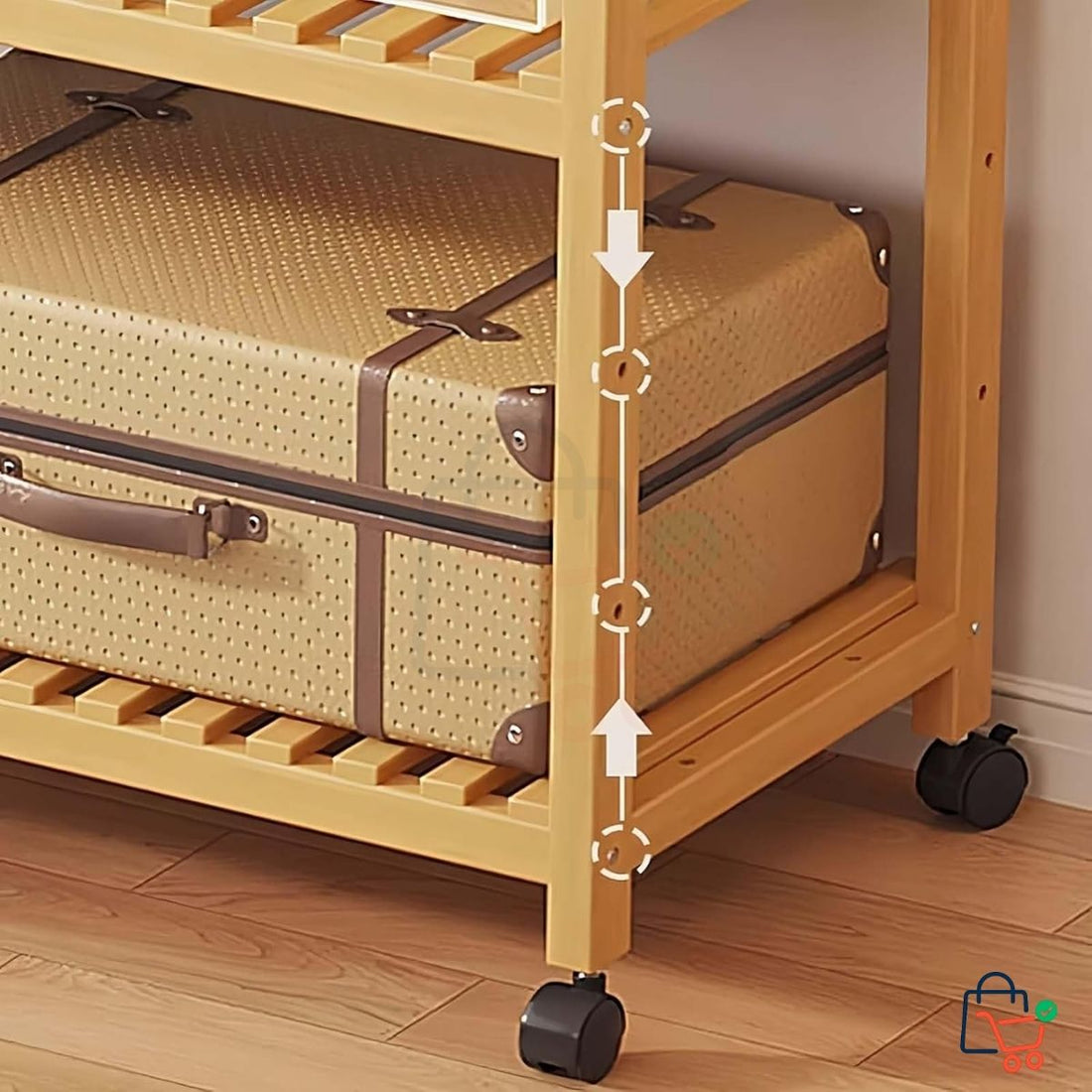 3-Layer Bamboo Clothes Hanger