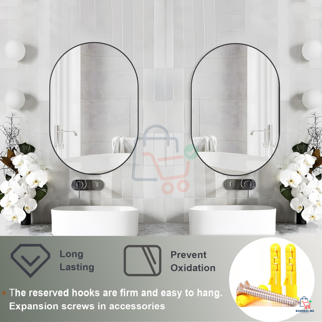Large Oval Mirror (55 x 75 cm)