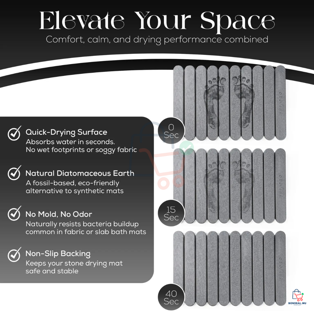 Large Stone Bath Mat
