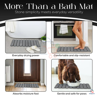 Large Stone Bath Mat