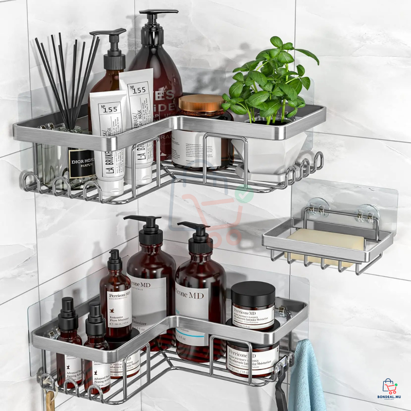 3 Pcs - Adhesive Shower Organizer