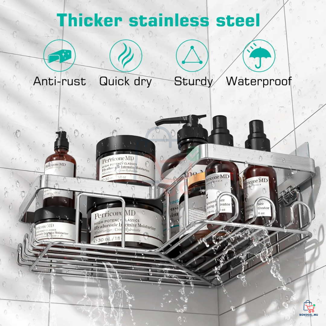 3 Pcs - Adhesive Shower Organizer