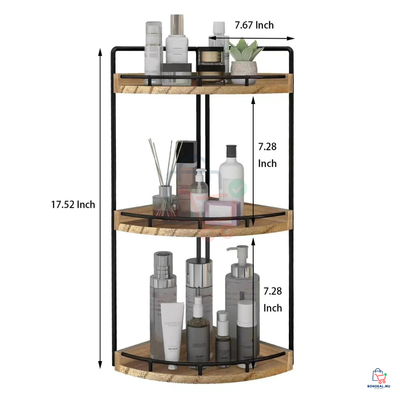 3-Tier Corner Vanity Shelf