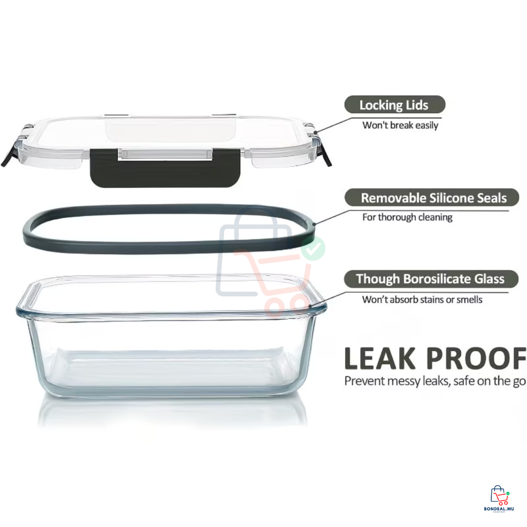 12 Pcs - Glass Container Set
