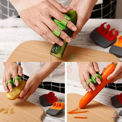 2 Pcs - Fingertip Vegetable Peeler