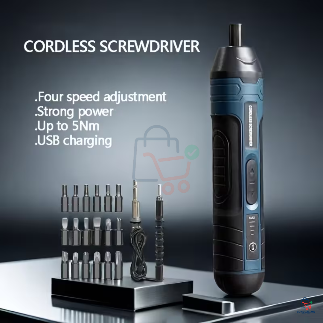 39 Pcs - Cordless Electric Screwdriver