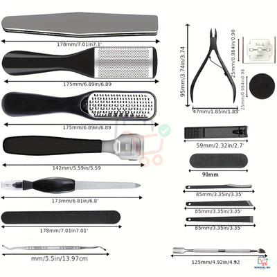 36 Pcs - Nail Kit Care