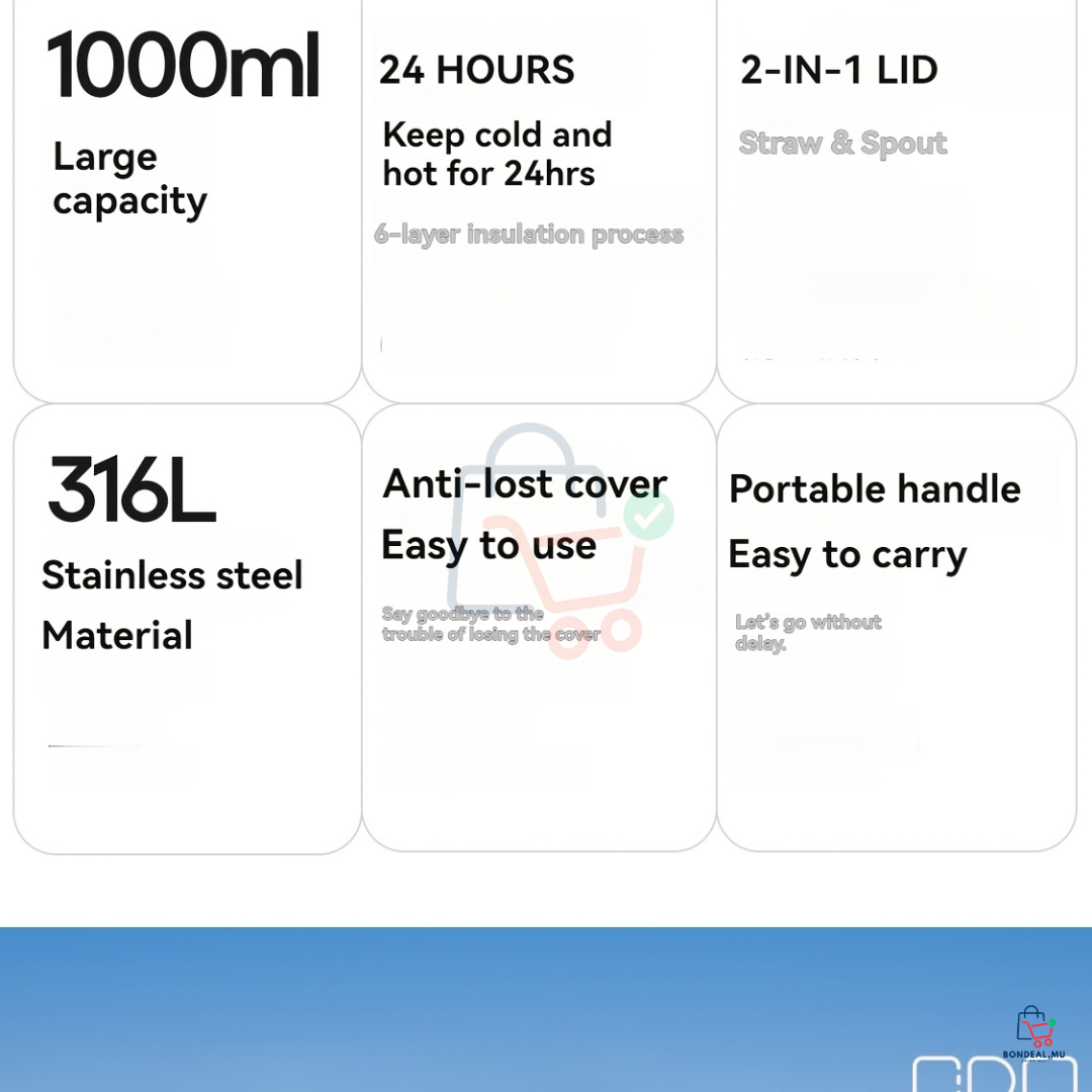 1L - Isotherm Water Bottle