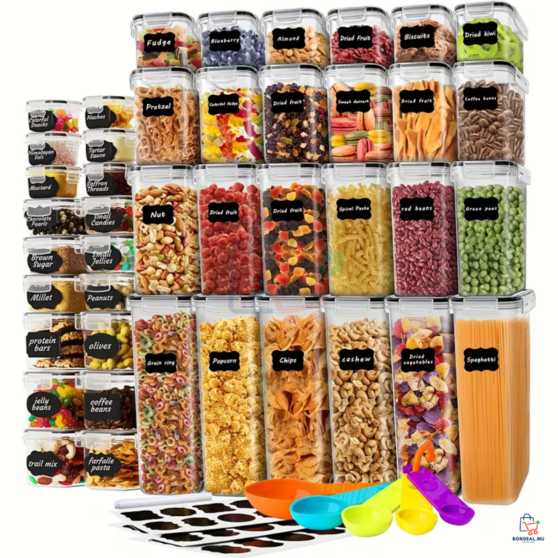 42 Pcs - Plastic Containers