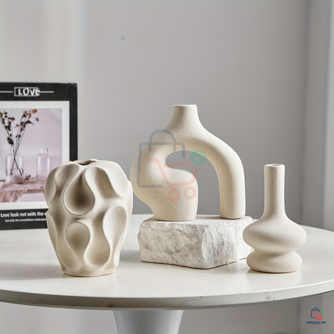 3 Pcs- Minimalist Vase Set