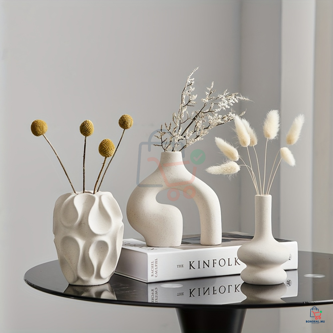 3 Pcs- Minimalist Vase Set