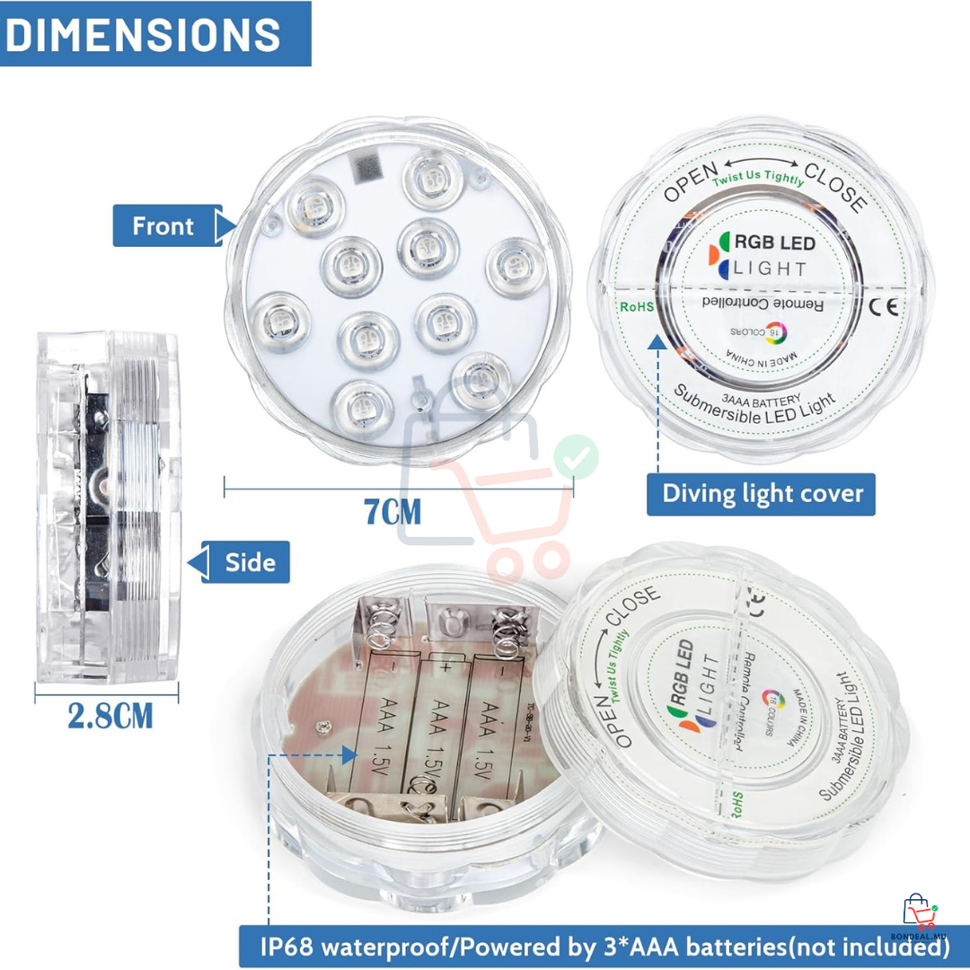 2 Pcs - Pool LED Light