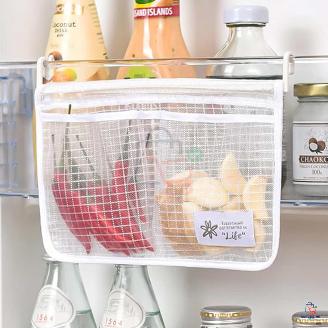 Fridge Storage Door Mesh Bag