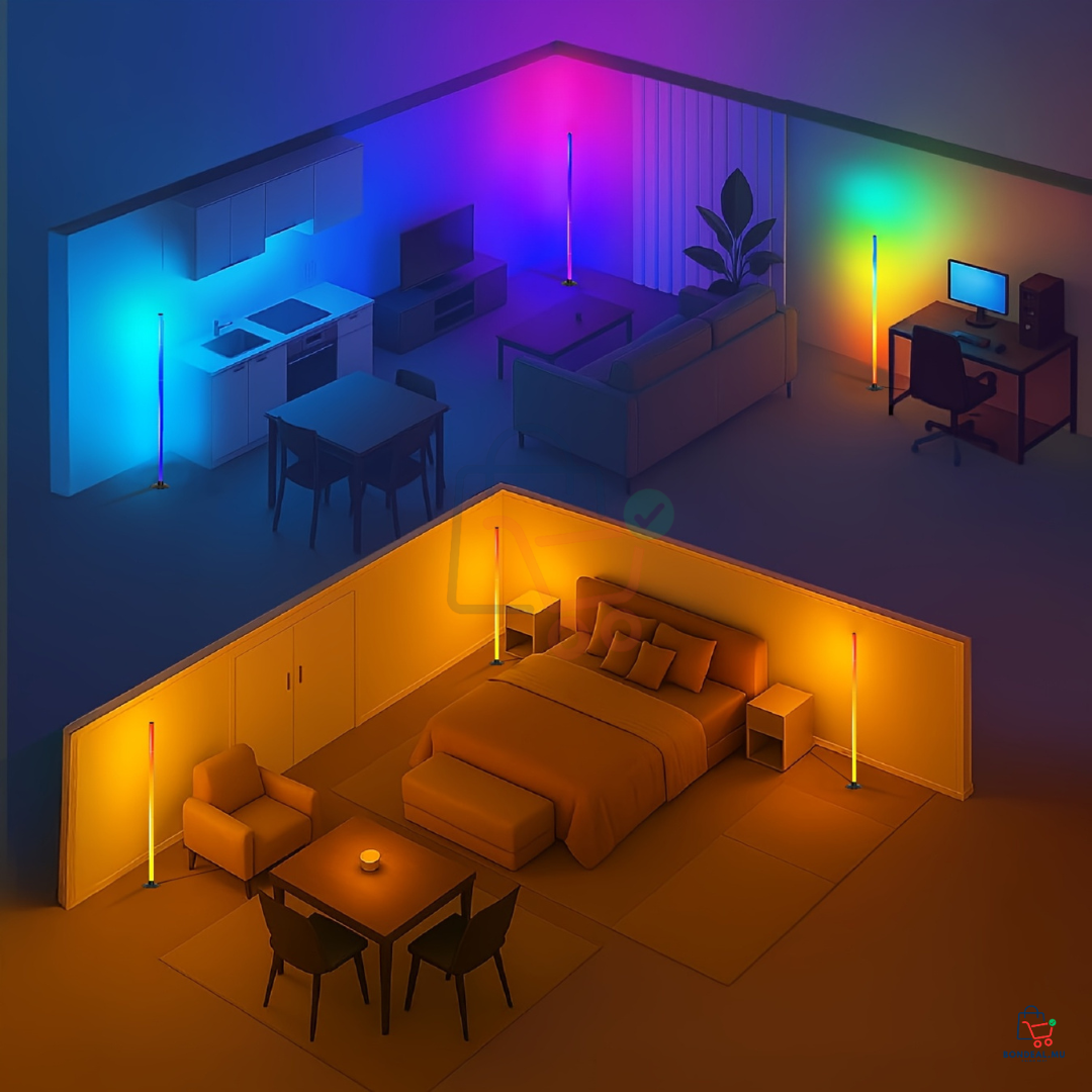 Modern Corner Floor Lamp (LED)