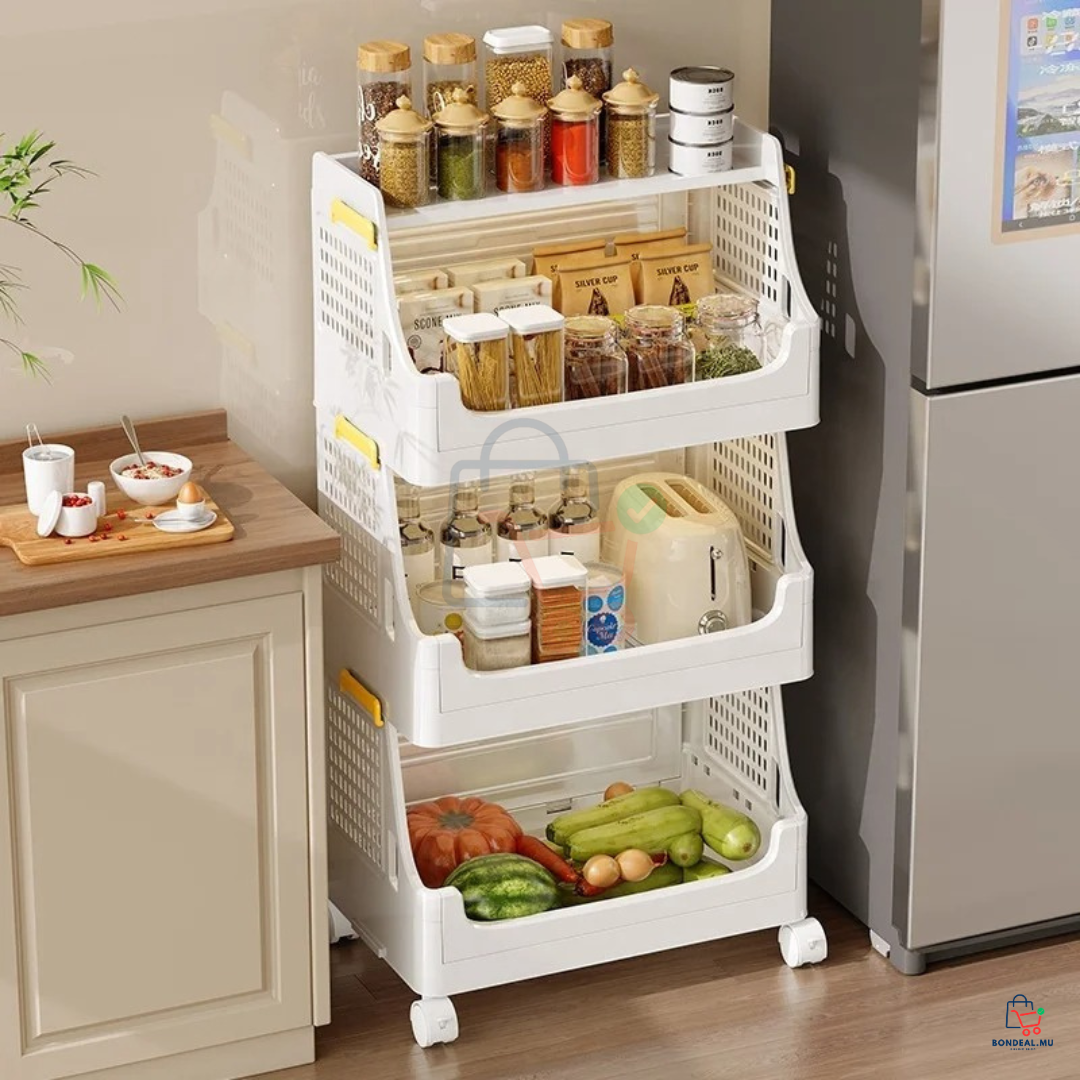 Multi-Functional Plastic Foldable Organizer
